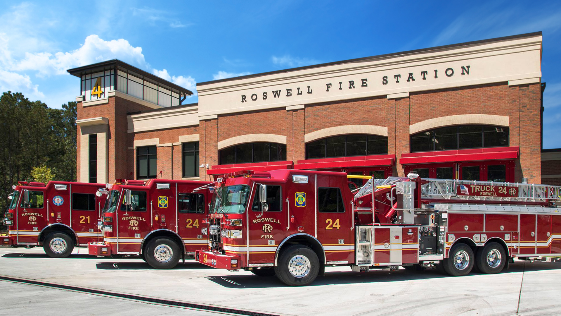 City Of Roswell Fire Station 4 Poh Architects